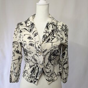 Reformation Cera Two Piece Blouse ONLY. Vogue. Size 8.